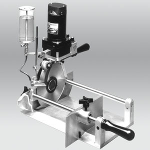 Schneidmaschine für Gummi / Rundmesser / Spaltmaschine / tragbar