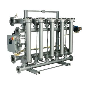 Patronenfilteranlage / für Flüssigkeiten / modular / Rückspül