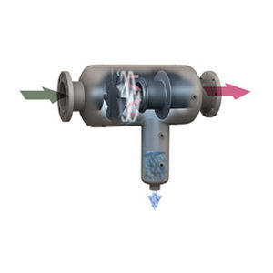 zentrifugaler Abscheider / Gas / für Flüssigkeiten