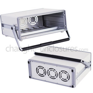 Gehäuse für PC / rechteckig / Aluminium / nach Maß