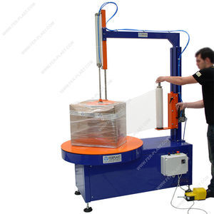 Stretchwickler mit Drehteller 1