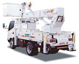 LKW-montierte Teleskoparbeitsbühne 1