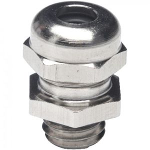 Kabelverschraubung aus vernickeltem Messing / Edelstahl / IP68 / halogenfrei