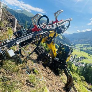 Bohraufsatz für Bagger
