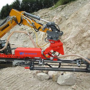 Bohraufsatz für Bagger