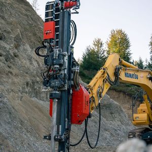 Bohraufsatz für Bagger