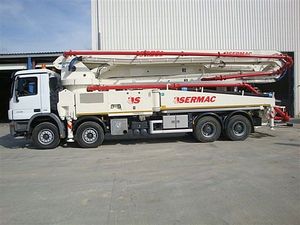 Autobetonpumpe für Baustelle 1