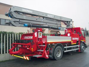 Autobetonpumpe für Baustelle 1
