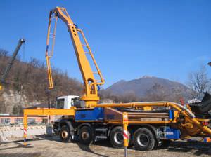 Autobetonpumpe für Baustelle 1
