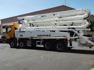 Autobetonpumpe für Baustelle 1