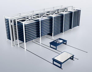 vertikales automatisches Lagersystem 1
