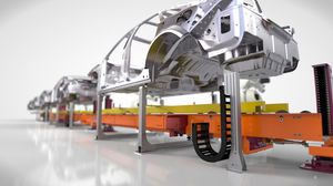 Hubsystem für Karosserie