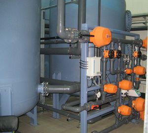 Wasseraufbereiter mit Ionenaustauscher