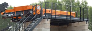 Siebmaschine für Baustellen