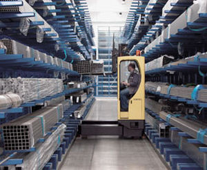 elektrischer Gabelstapler
