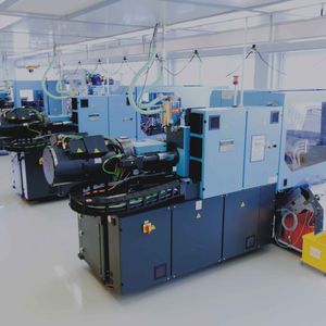 Reinraum für die kunststoffverarbeitende Industrie