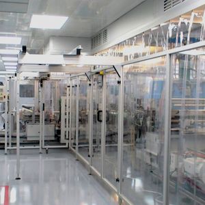 Reinraum für die kunststoffverarbeitende Industrie