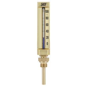 Flüssigkeitsausdehnungsthermometer / mit direkter Anzeige / Eintauchfühler / mit direkter Anzeige