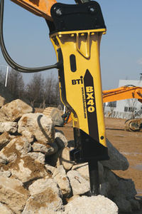 hydraulischer Abbruchhammer / für Bagger / vertikal