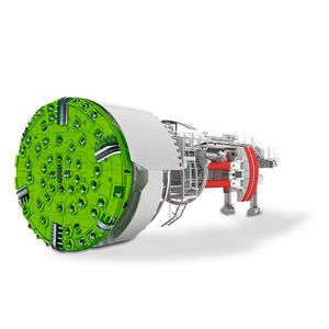 Tunnelbohrmaschine mit Greifern