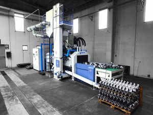 Band-Strahlanlage
