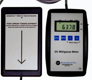 tragbarer Gaussmeter