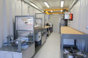 Prüf- und Reparaturanlage / für Überströmventil