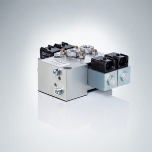Hydraulik-Wegeventil / mit Klappe