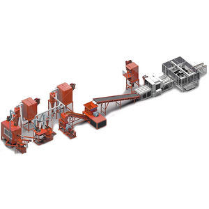 Recycling-Anlage / für Solarpaneele