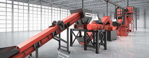 Aluminiumrecyclinganlage