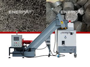 Metallspäne-Brikettierpresse 1