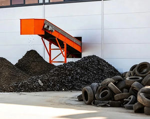 Recyclinganlage für Gummi