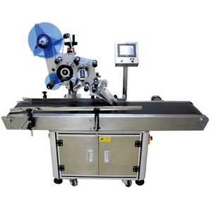 automatische Etikettiermaschine / für selbstklebende Etiketten / für Chemikalien / für Verpackungsoberseite