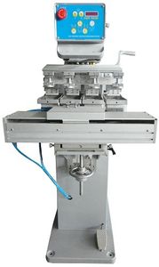 Tampondruckmaschine mit offenem Farbgebersystem