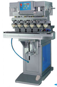 Tampondruckmaschine mit offenem Farbgebersystem