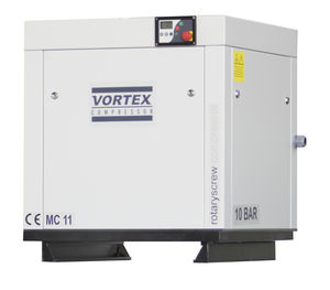 Luftkompressor / stationär / elektrisch / Schrauben