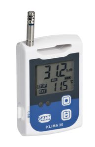 Datenlogger / Feuchtigkeit und Temperatur / USB / mit LCD-Display / programmierbar