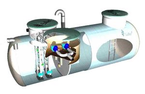 Pumpwerk für Abwasser