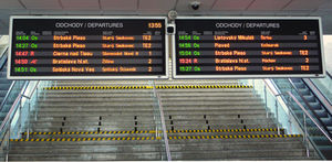 LED-Fahrgastinformationssystem