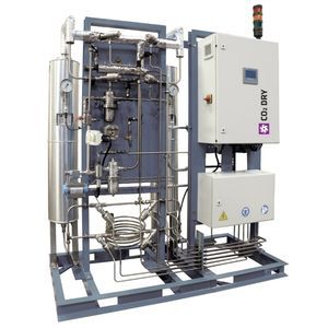 Trockner für komprimiertes CO2 / durch Adsorption mit Wärme