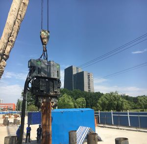 hydraulische Pfahlramme 1