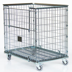 Rollcontainer / 4 Flügel / Metallgewebe