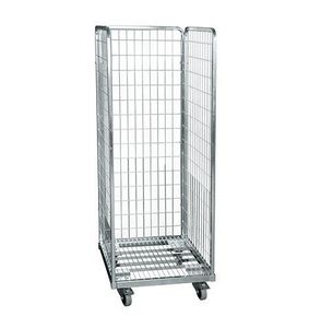 Drahtgewebe-Rollcontainer 1