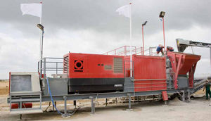 semi-mobile Betonmischanlage 1