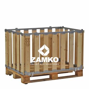 Holzpalettenbox 1