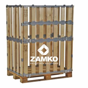 Holzpalettenbox 1