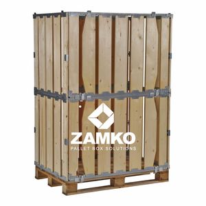 Holzpalettenbox 1