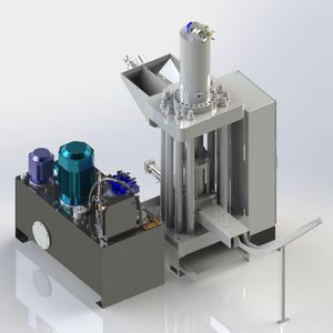 Metallspäne-Brikettpresse