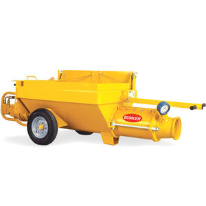 anhängermontierte Betonpumpe