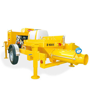 anhängermontierte Betonpumpe